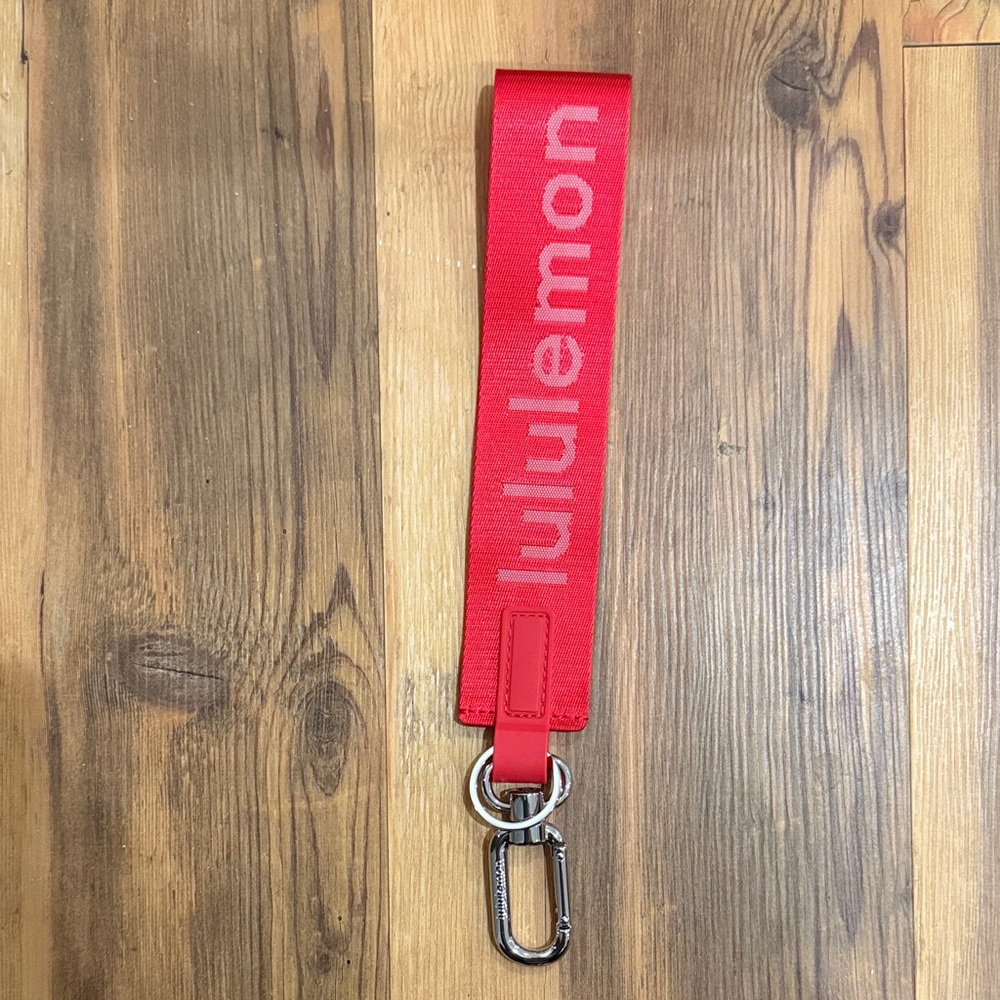 NWOT Lululemon key chain. Adorable!